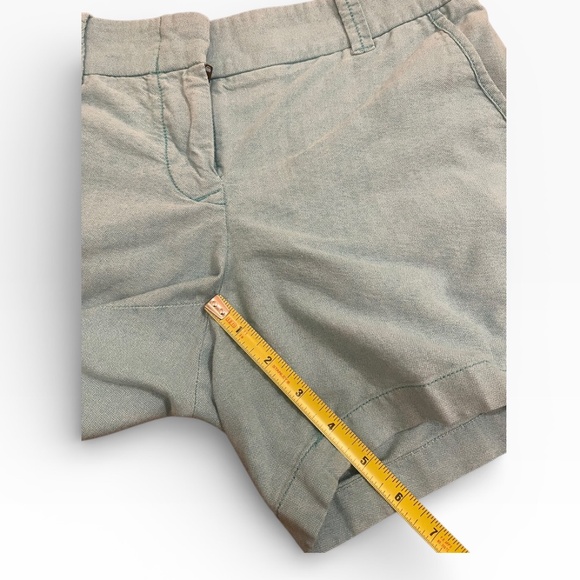 J. Crew Shorts Womens Size 00 Green City Fit Chino Casual Ladies - Picture 7 of 11